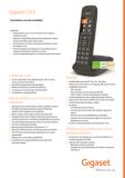 Teléfono analógico Gigaset C575 Especificaciones pdf