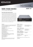 Repetidor Kenwood NXR-1800E2 Especificaciones pdf