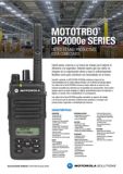 Walkie Talkie Motorola Serie DP2000e Especificaciones pdf