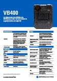Cámara Personal Body-Worn VB400 de Motorola Solutions - Imagen Especificaciones