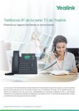 Teléfono SIP fijo Yealink Serie T3 Catálogo pdf