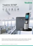 Teléfono SIP inalámbrico Yealink W76P Catálogo pdf