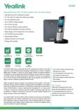 Teléfono SIP inalámbrico Yealink W76P Especificaciones pdf