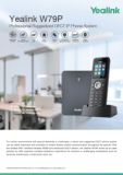 Teléfono SIP inalámbrico Yealink W79P Catálogo pdf