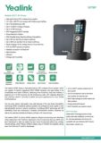 Teléfono SIP inalámbrico Yealink W79P Especificaciones pdf